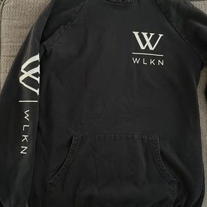 Black women’s WLKN hoodie in size medium